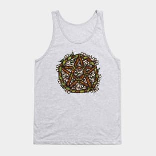 Green Witch Pentagram Tank Top